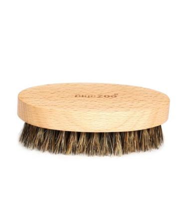 Minkissy Bartbrush mustache bush bristle brush men face cleaning brush razor brush man the face wood medium see illustration