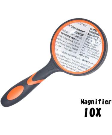 Handheld Magnifier 10X Portable Handheld High Definition Reading Magnifier Glass Eye Loupe Glass Magnifier Lens Reading Book Maps Newspaper Loupe Made in China - Buy Online on GoSupps.com