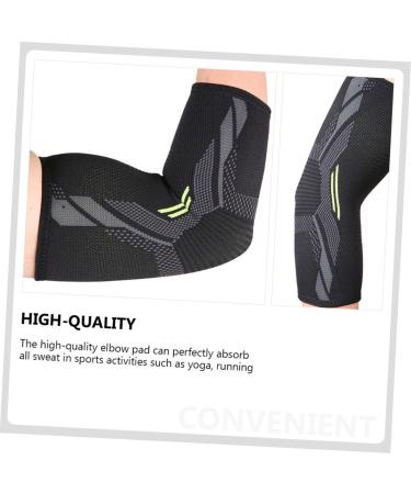 Healvian Elbow Compression Sleeves - 2 Pairs Lightweight Support Brace for Running Tennis & Motorcycle Riding - Breathable Nylon Fitness Gear - Buy Online on GoSupps.com