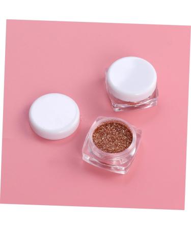 DRESSOOS Loose Pigment Eyeshadow 2pcs Glitter Eyeshadow Loose Eyeshadow Glitter Eye Shadow Highlighter Make up 1 count (Pack of 1) Golden - Buy Online on GoSupps.com