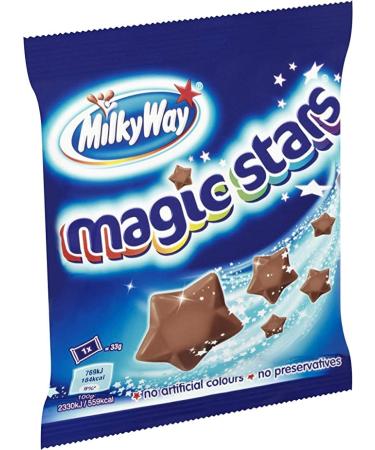 vapewaves MILKY WAY Magic Stars Chocolate Bag 36 x 33g Chocolate 36 Count (Pack of 1)