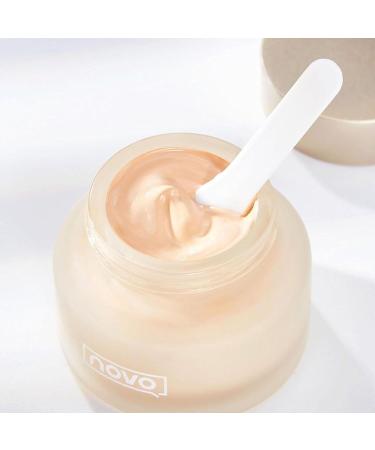 Novo Liquid Foundation Cream Novo Long Waterproof Lasting Concealer Moisturizing Liquid Foundation Novo Full Coverage Cream Soft Smooth Makeup Base Face Corrector Cream (Lvory Color+Natural Color) - Buy Online on GoSupps.com