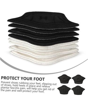 NOLITOY Comfort Shoe Inserts - 2 Pairs for Men & Women | Track Shoes & Gym Sneakers Heel Pads | Sponge Protection - Black 11.5x8cm - Buy Online on GoSupps.com