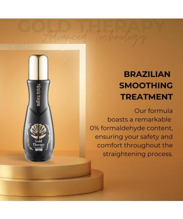 Perola Negra Gold Therapy Hair Treatment - Brazilian Keratin Formaldehyde Free 3.52 oz | International Shipping Available - Buy Online on GoSupps.com