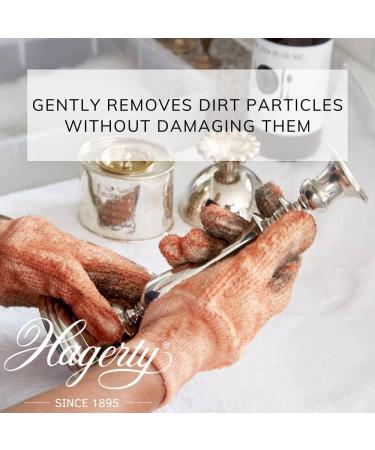 Hagerty Silver Gloves - Tarnish Protection, 1 Pair of Impregnated Cotton Polishing Gloves - Buy Online on GoSupps.com