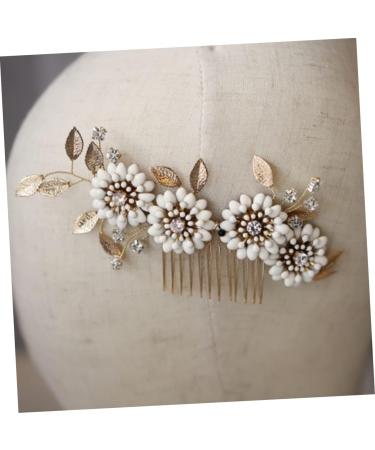 Ipetboom Bridal Shower Headpiece Rhinestone Hair Side Comb Crystal Bridal Hair Clips Rhinestone Hair Barrette Crystal Flower Hair Side Comb Rhinestones European and American Bride - Buy Online on GoSupps.com