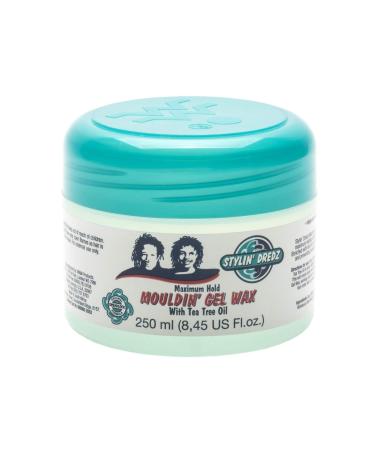 Stylin' Dredz Moulding Strong Maximum Hold Gel Wax with Tea Tree Oil Hair Care for Dreadlocks 250 ml 250 ml (Pack of 1)