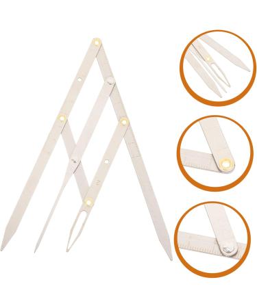 Healvian 3 Pcs Second Generation Scale Make up Kits Eyebrow Shaping Kit Stainless Steel Ruler for Eyebrow - Buy Online on GoSupps.com