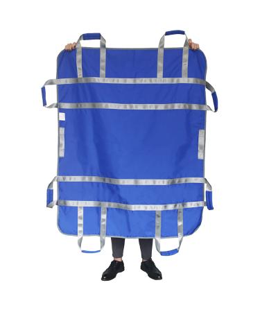 ZZBB Nursing Sling for Patient Bed Positioning Pad with Reinforced Handles Lifting Turning Patient Sheet Transfer Blanket for Caregiver Bedridden Elderly
