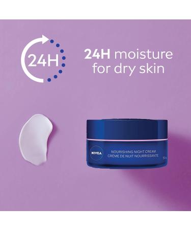 Nivea Visage Rich Regenerating Night Care 1.7 Oz - Intensive Moisturizer for All Skin Types Hydrating Night Cream International Shipping Available - Buy Online on GoSupps.com