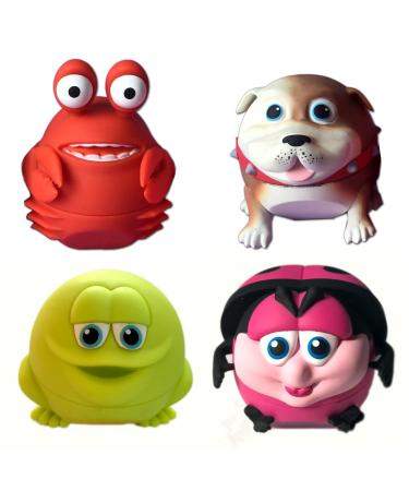 Gift Pack assortment 2 - pack of 4 units (Lobster-Bulldog-Frog-Ladybug)