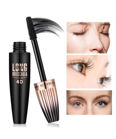 MOMEI 4D Silk Fiber Lash Mascara - Waterproof, Lengthening, Thickening, Long Lasting, Smudge-Proof - 1 Fl Oz - Buy Online on GoSupps.com