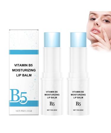 Crsetmyth Vitamins B5 Vochtigheidsverlenende Lipstick Lippelbalsem Lip Care Lipstick Lip Balm Lipstick Glans Lip Balm for Dry and Cracked Lips Longlasting Vochtigheid and G