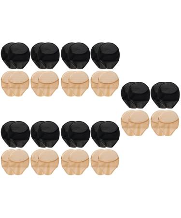 FOMIYES 20 Pairs Half Socks Heel Pads for High Heels Reusable Toe Protectors Pocket Protector Non-Slip Metatarsal Pads Non Socks Foot Supply Forefoot Pad Miss Shallow Mouth Lace Net