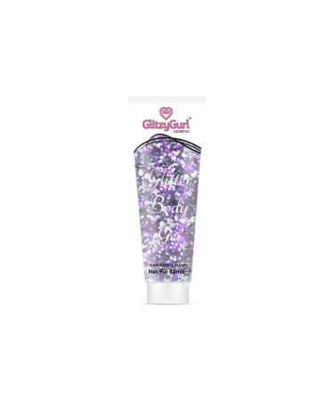 Holographic Glitter Face and Body Gel 12ml Cosmetic Glitter Body Glitter Hair Glitter Gel (Amethyst Angel)