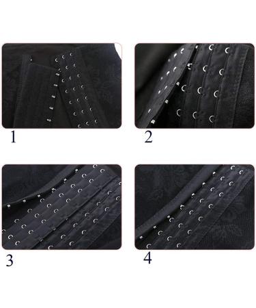 Cxapnstou Corset Bra Extender 10 Hook 3/4 Inch Spacing 2pcs - Light Beige & Black - Buy Online on GoSupps.com