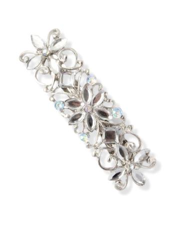 Buy Topkids Vintage Rhinestone Accessories - Butterfly & Flower Bridal Jewelry with Pearl Closure | Perfect for Weddings | 9 cm - Buy Online on GoSupps.com