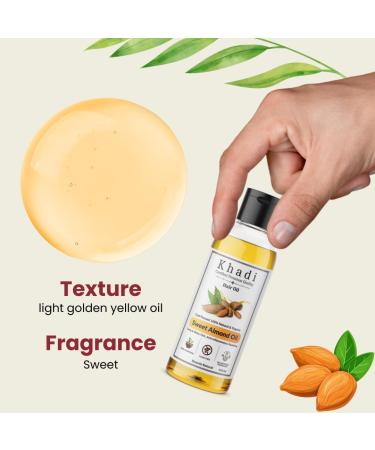Natural Sweet Almond Oil for Hair Care 100% Pure Moisturizing Oil Nourishing and Strengthening Treatment Promotes Healthy-Looking Skin 120ml/4.05 fl oz - Buy Online on GoSupps.com
