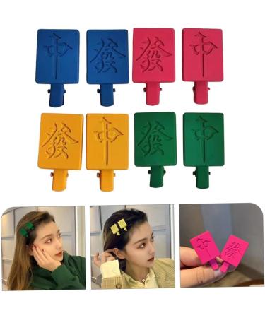 FRCOLOR 12 Pairs mahjong hairpin hair accessories mahjong hair clips hair sticks metal barrettes vintage headwear bobby pins nonslip hairpins jewelry for women girl alloy issue card - Buy Online on GoSupps.com