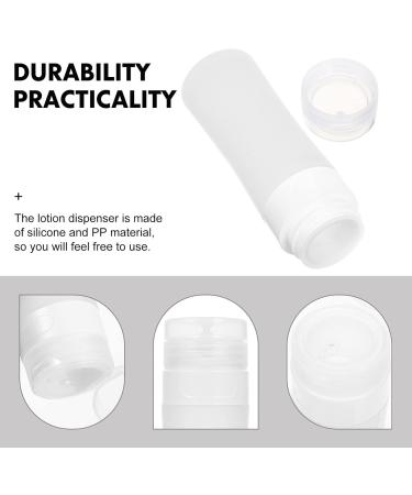 HEMOTON Travel Bottle 60ml Travel Size Container Refillable Squeezable Travel Accessories for Toiletries Green Transparent 11.4X3.6CM - Buy Online on GoSupps.com