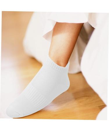 FRCOLOR 4 Pairs Combed Cotton Socks Low-cut Liners Socks Running Cotton Socks Unisex Socks Unisex Stockings Sports Breathable Stockings Running Socks Low-cut Liner Socks Unisex Ankle Socks White Grey 21x5x0.3cm - Buy Online on GoSupps.com