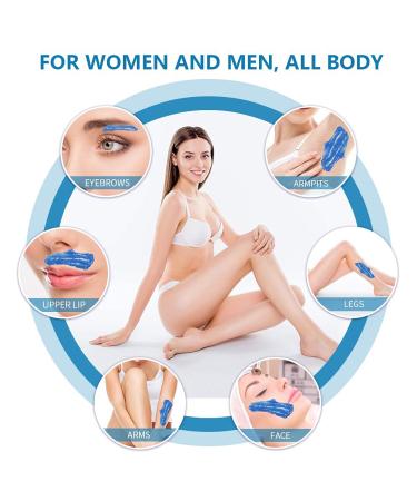 Hard Wax Beans Kit - 400g Wax Beads & 10 Applicator Sticks for Painless Hair Removal at Home | Ideal for Bikinizone Eyebrows & Brazilian Waxing - Buy Online on GoSupps.com