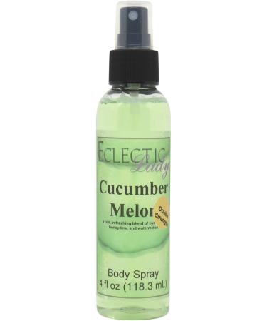 Cucumber Melon Body Spray (Double Strength) 4 ounces Body Mist for Women with Clean Light & Gentle Fragrance Long Lasting Perfume with Comforting Scent for Men & Women Cologne with Soft Subtle Double Strength 4 Fluid Ounces