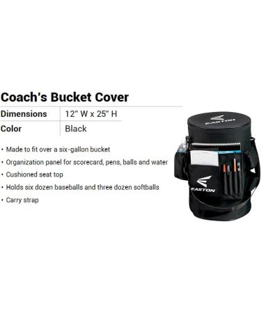 Easton Coaches Bucket Organizer - Slip Over Cover for Baseball/Softball - Buy Online on GoSupps.com