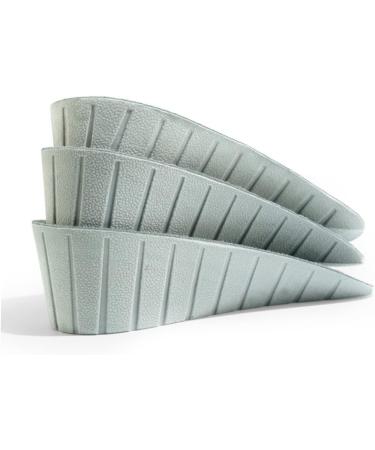 FOMIYES Height Increase Insoles Elevate Comfort with Heel Support Pads | Shoe Inserts for Height Enhancement - 11x8cm Grey - Buy Online on GoSupps.com