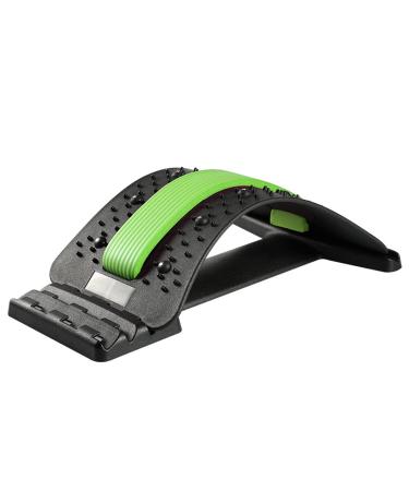 Asumui magnetic field therapy multi -stage adjustable back massager lumbar spine protection lumbar orthosis lumbar spine complaints home office (green) green