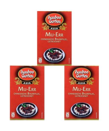 Bamboo Garden Mu-Err Chinese Tree Mushrooms Dried (1 x 25 g) (Pack of 3) Mu-Err Chinese Tree Mushrooms 25 g (Pack of 3)