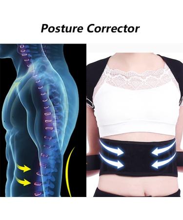 ZUIAI Posture Corrector Back Brace Clavicle Support Stop Slouching Hunching Adjustable Trainer(L) Large B - Buy Online on GoSupps.com