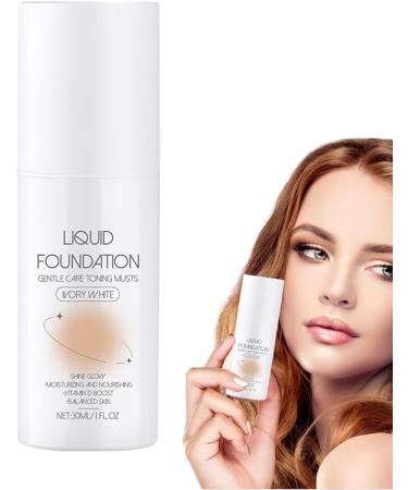  Esncddym Moisturizing Foundation Makeup Lightweight Foundation for Oily Skin | Lightweight Makeup Base Moisturizing Foundation Long Lasting Full Coverage Oil Control Cover - Buy Online on GoSupps.com