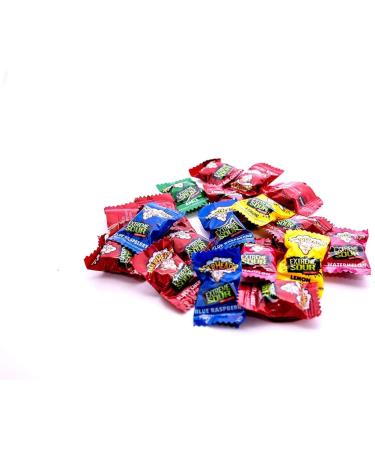 War-Heads Extreme Sour Candy Old School Sour Candies - Original Fruit Flavors - Bulk Candy Bag for Parties and Holidays 2 lb Tub 240 Pieces WITH FREE SURPRISE GIFT - Buy Online on GoSupps.com