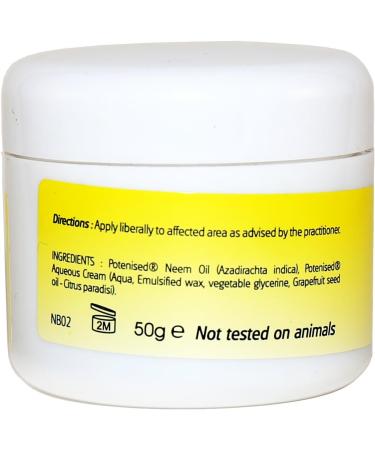 Mistry's Potenised Neem Oil Cream 50g - Herbal Body Cream & Moisturiser Gentle & Moisturising for Allergy Prone Itchy Sensitive Skin - Additive Free Vegan  - Buy Online on GoSupps.com
