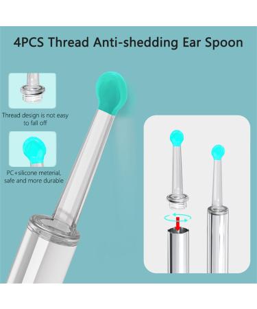 Otoscope Endoscope Ear Spoon Ear Wax Cleaner Ear Wax Removal Kit USB 1080p Hd Load Otoscope Wi-Fi Visible Ear Wax Removal Tool Dia 3.6mm Ear Cleaner with Camera For iOS android (White) - Buy Online on GoSupps.com