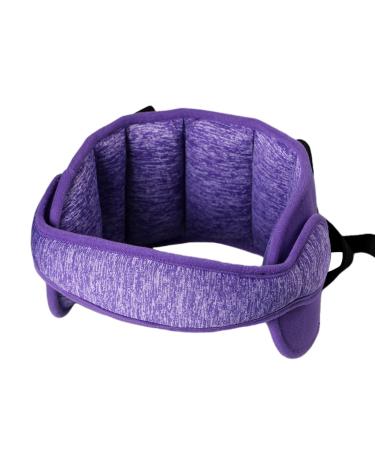 KAKIBLIN Adjustable Toddler Car Seat Head Support Band Child Head Support for Car Seat Carseat Straps Cover Safety Car Seat Neck Relief Purple Dark Purple
