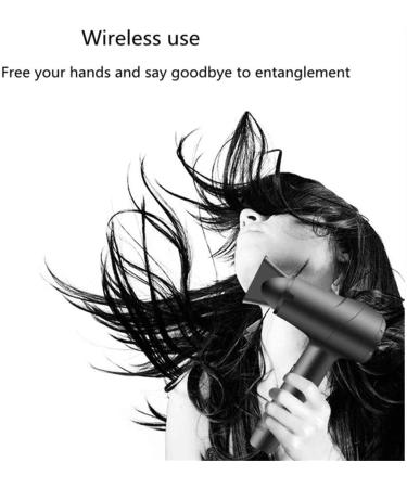 Cordless Rechargeable Hair Dryers Portable Travel Blow Dryers 5000mAh Wireless Freestanding Hot/Cold Air Gifts for Women/Mom White - Buy Online on GoSupps.com