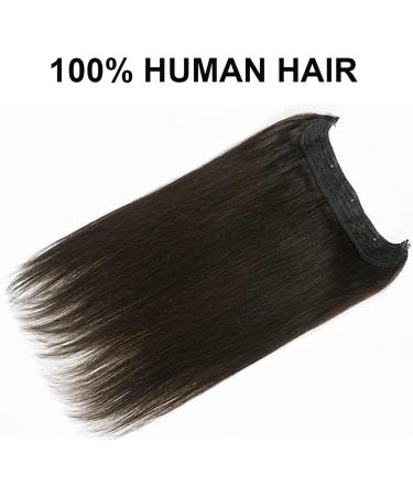 hair extensions Wire Hair Extensions Real Human Hair Wire Hair #1B Silky Straight Human Hair Extensions One Piece Wire Hair Extensions with 5 Clips with Fish Line best tape in hair extensions(16 Inch 16 Inches 1b - Buy Online on GoSupps.com