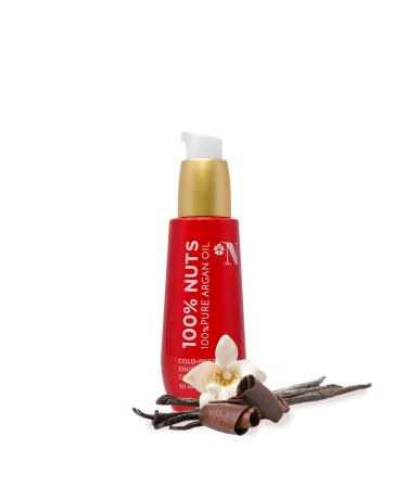 100% Pure Argan Oil (Dark Chocolate & Vanilla)-Organic Natural Oil that Nourishes Hydrates & Repairs (50ml/1.7oz). Contains Antioxidants Vitamin E C Omega Fatty Acids to Restore Skin.
