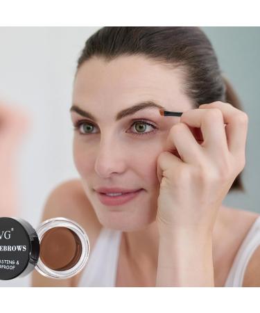 Eyebrow Trimmer Kit | Eyebrow Paint Kit Colored Brow Gel - Waterproof Brow Cream Long Lasting Beauty Tools Set with Eyebrow Brush Eye Makeup for Women Girls Pochy 06 - Buy Online on GoSupps.com