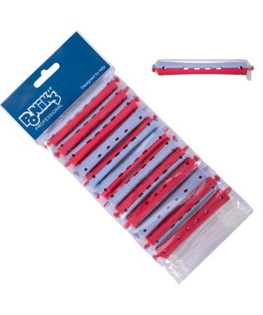 Ponik's constant waves Wickler curlers for a permanent wave set - 11 mm - 12 pieces - cold well windler with tour rubber bags blue red 11 blue red
