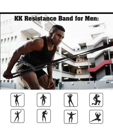 KK Pull Up Resistance Bands for Men and Women - Black, 65-165 lbs - Home Gym & Yoga Workout Bands - Buy Online on GoSupps.com