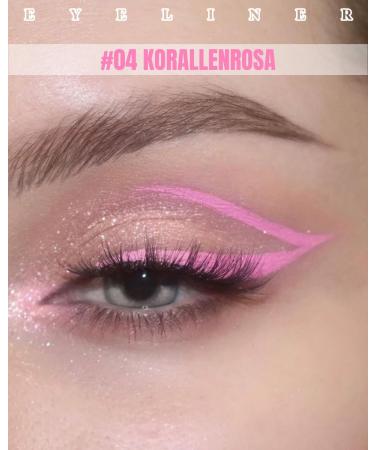 ARCHIDATE Colorful Eyeliner Stamp Pen Set of 5 Waterproof Double Ended Eyeliner Pen Smudge Resistant and Quick Drying Makeup Face and Eye Painting Party Party Eyeliner - Buy Online on GoSupps.com