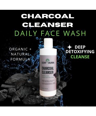Charcoal Cleanser - Daily Face Wash Sulphate-Free Provides Deep Detoxifying Cleanse Made In Canada 210ml - Buy Online on GoSupps.com
