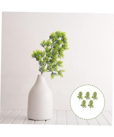 ABOOFAN 25 Pcs Simulated Pine Leaves Xmas Pine Branches Party Adornment Preserved Eucalyptus Halloween Wreath Branches Faux Plant Green Pine Needles Home Goods Decor Plastic Thuja Leaf Dark Greenx5pcs mediumx5pcs - Buy Online on GoSupps.com