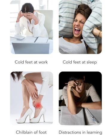 UpQRSG 2-Part Electric Foot Warmer | Carbon Fiber Heating Pillow for Ultimate Comfort | Non-Slip Heating Boots for Home & Office Use - Buy Online on GoSupps.com