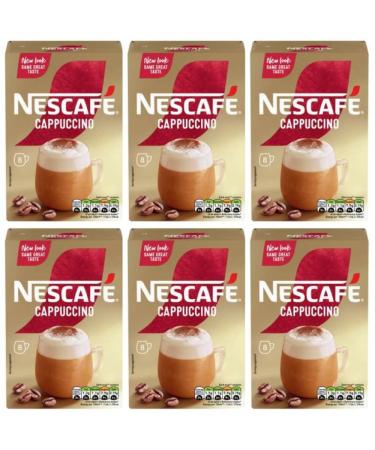 Nescafe Coffee Instant coffee Sachets 8mug | FabFinds Mug (Cappuccino 6 Pack)