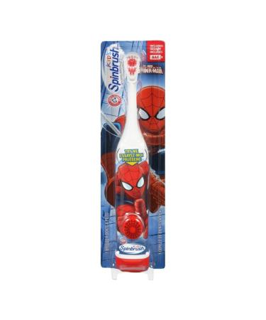 ARM & HAMMER Kid's Spinbrush Spiderman 1 Each (Pack of 6) Designs May Vary