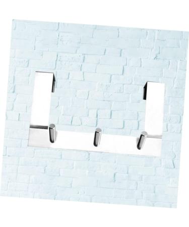 Hohopeti Over Door Towel Bar Over The Door Towel Rack Towel Hanger Over Door Metal Stainless Steel Hat Rack 21.3*12.4cm As Shown - Buy Online on GoSupps.com